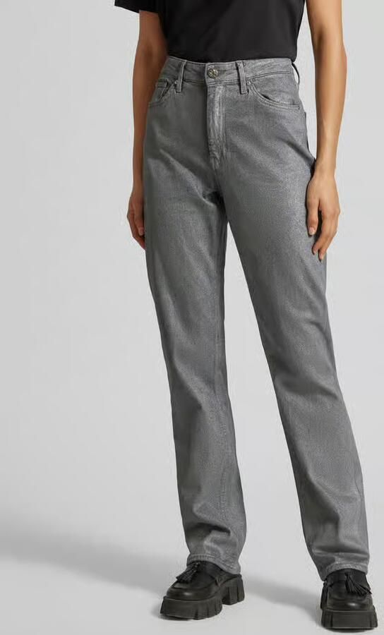 S.Oliver RED LABEL Regular fit jeans met glittereffect model 'KAROLIN' - Foto 2