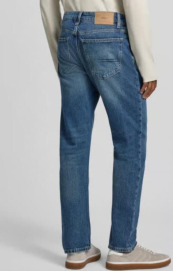 S.Oliver RED LABEL straight fit jeans van katoenmix model 'Bonito'