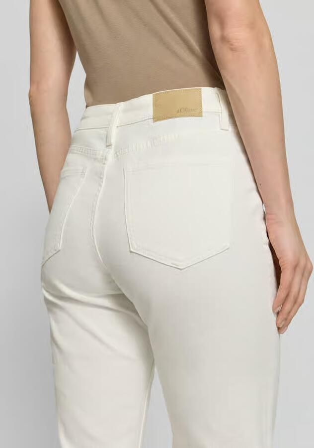 S.Oliver RED LABEL straight fit jeans van katoenmix model 'KAROLIN' - Foto 4