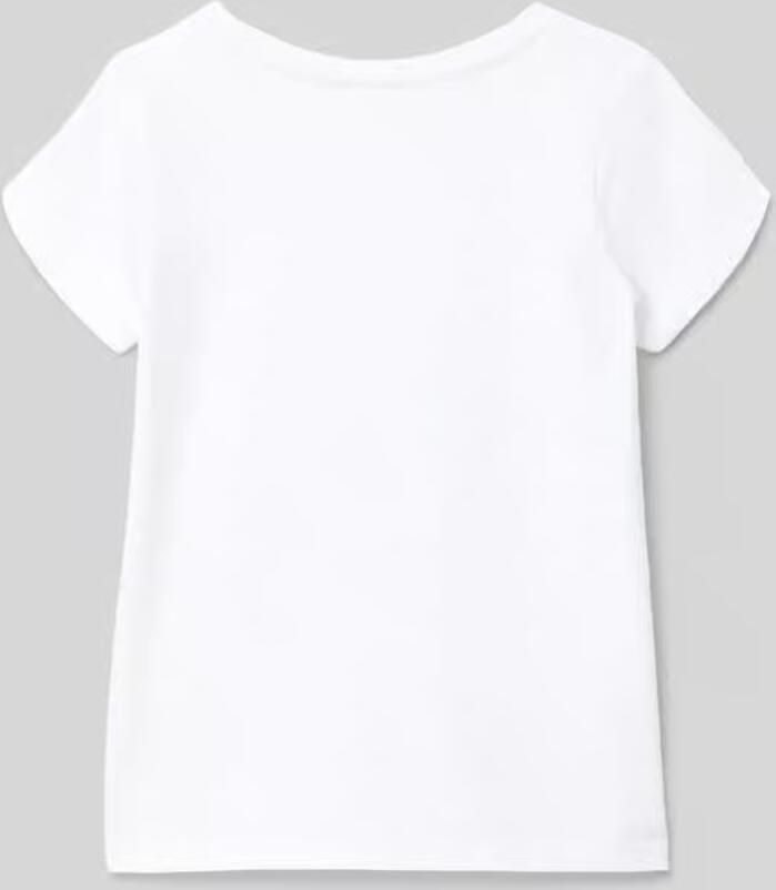 S.Oliver RED LABEL T-shirt in A-lijn van puur katoen