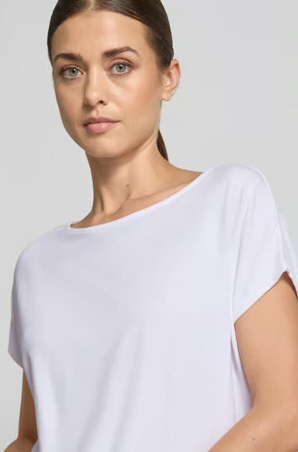 S.Oliver RED LABEL T-shirt van viscosemix met ronde hals - Foto 3