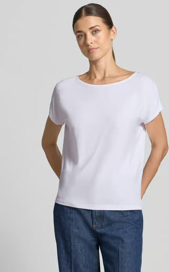 S.Oliver RED LABEL T-shirt van viscosemix met ronde hals - Foto 5