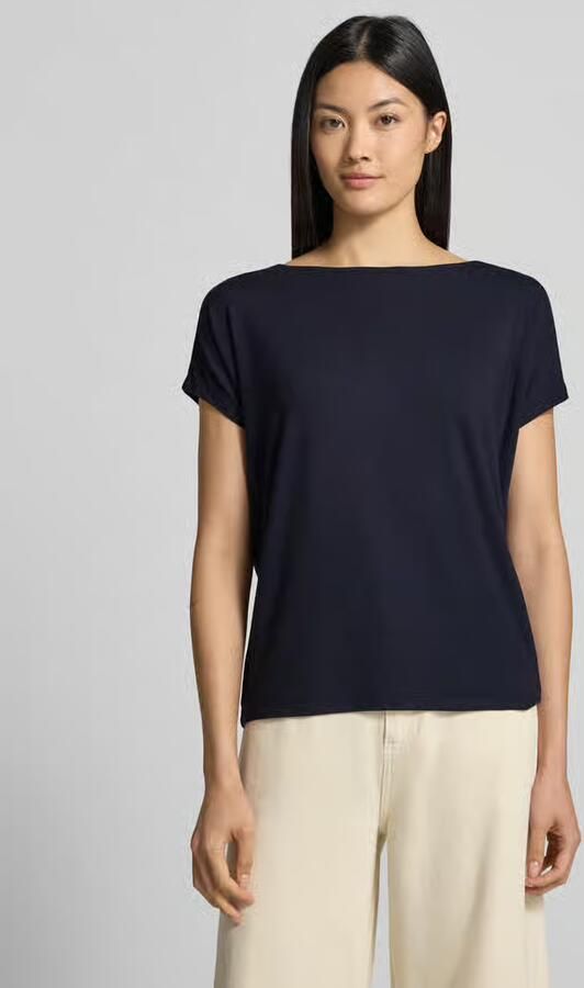 S.Oliver RED LABEL T-shirt van viscosemix met ronde hals - Foto 4