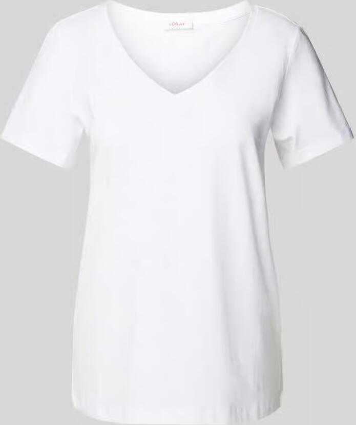 S.Oliver RED LABEL T-shirt met V-hals - Foto 4