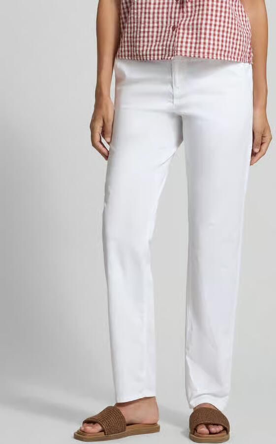 S.Oliver RED LABEL Tapered chino van katoenmix - Foto 2