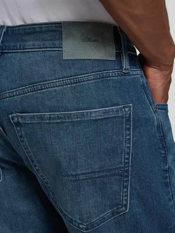 S.Oliver RED LABEL tapered fit jeans van katoenmix