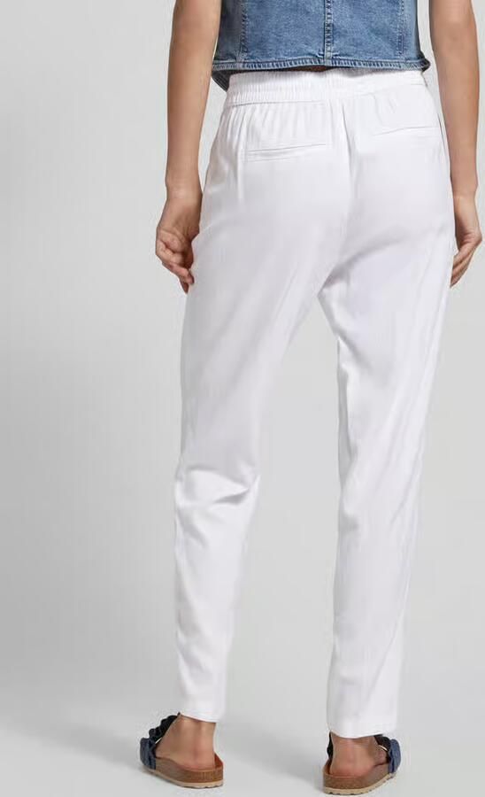 S.Oliver RED LABEL Tapered fit stoffen broek met tunnelkoord