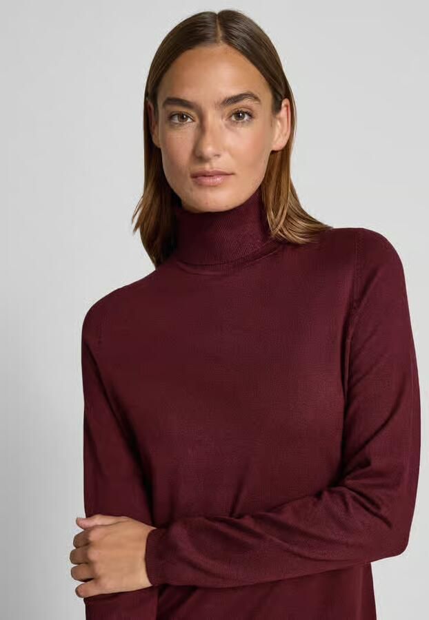 S.Oliver RED LABEL Slim fit gebreide jurk van viscosemix