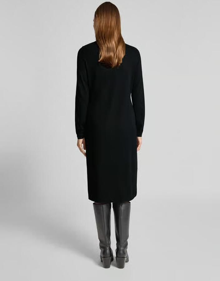S.Oliver RED LABEL Slim fit gebreide jurk van viscosemix