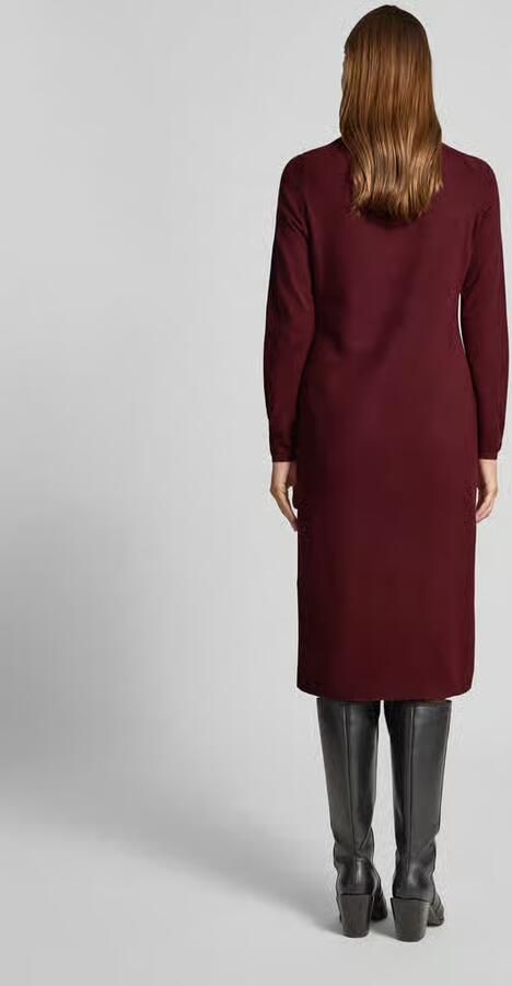 S.Oliver RED LABEL Slim fit gebreide jurk van viscosemix