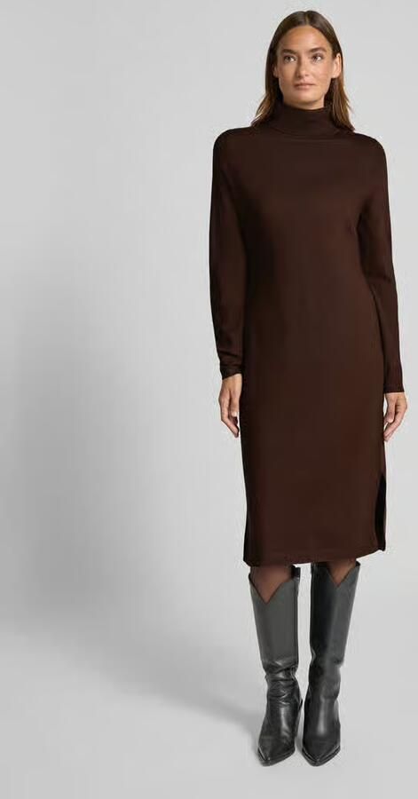 S.Oliver RED LABEL Slim fit gebreide jurk van viscosemix - Foto 3