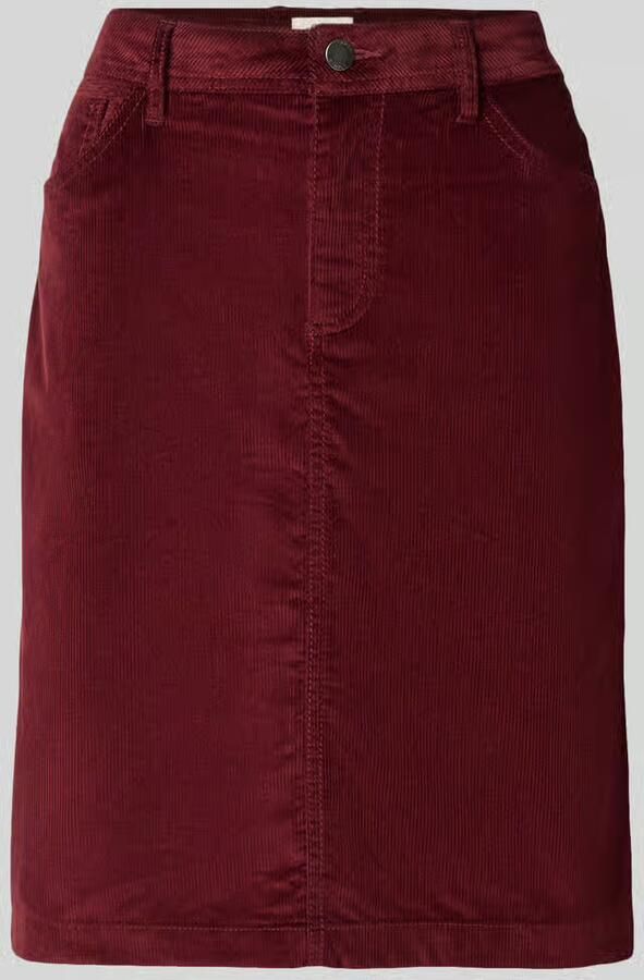 S.Oliver RED LABEL Uitlopende minirok in ribcordlook