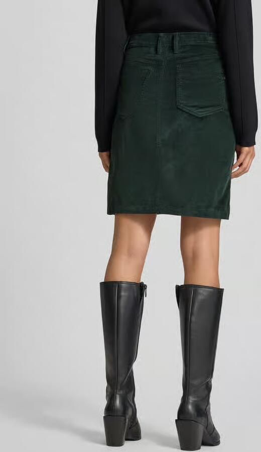 S.Oliver RED LABEL Uitlopende minirok in ribcordlook