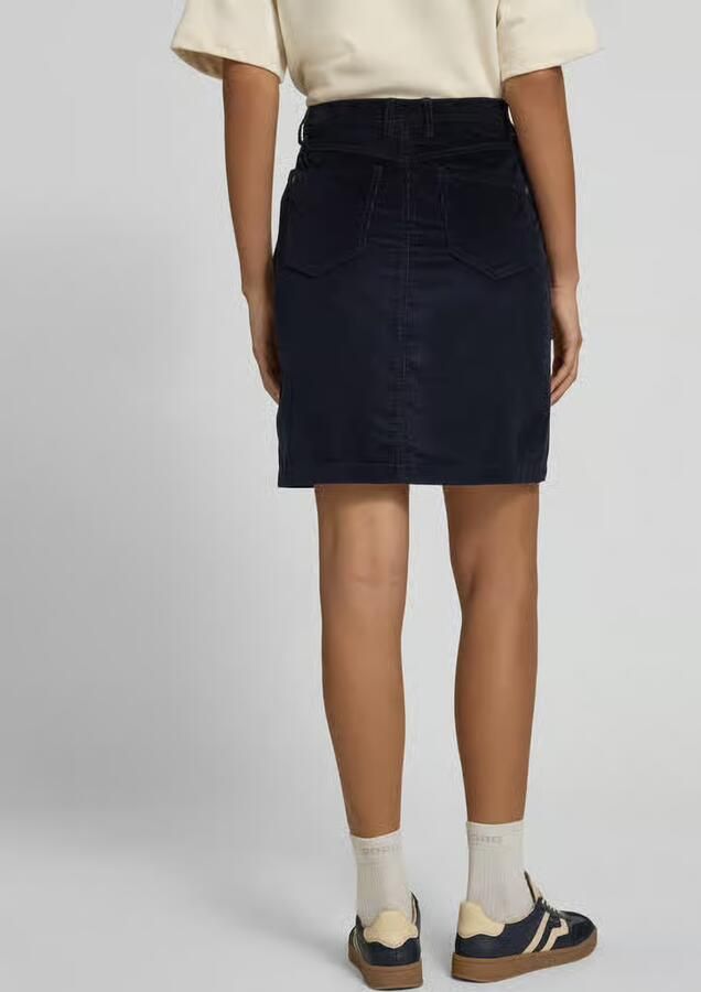 S.Oliver RED LABEL Uitlopende minirok in ribcordlook
