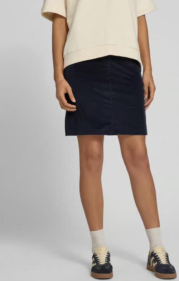 S.Oliver RED LABEL Uitlopende minirok in ribcordlook - Foto 2