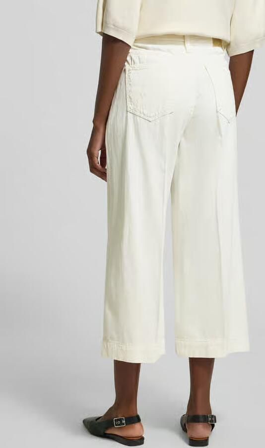 S.Oliver RED LABEL Wide leg culotte-jeans van mix van katoen en lyocell - Foto 2