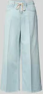 S.Oliver RED LABEL Wide leg culotte-jeans van mix van katoen en lyocell model 'SURI' - Foto 4