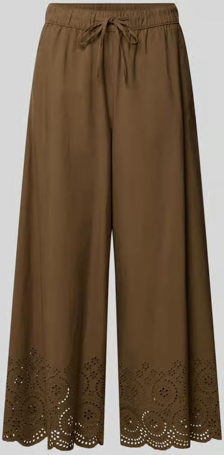 S.Oliver RED LABEL Wide leg culotte van puur katoen