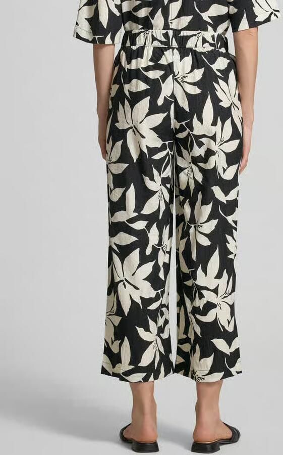 S.Oliver RED LABEL Wide leg culotte van viscosemix - Foto 3
