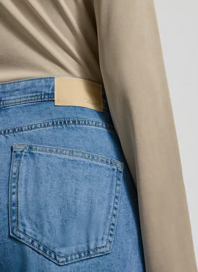S.Oliver RED LABEL Wide leg jeans van katoenmix - Foto 3