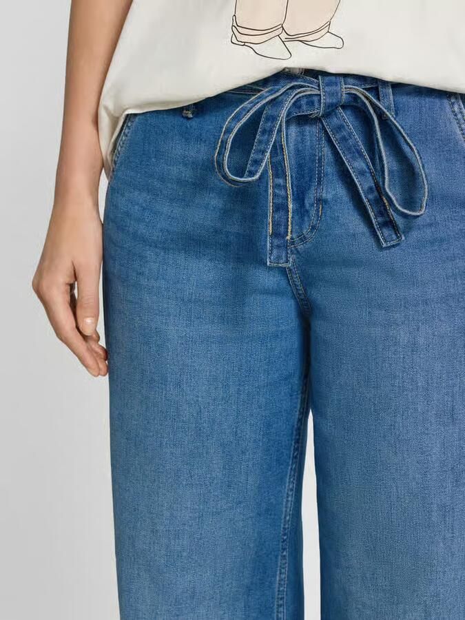 S.Oliver RED LABEL Wide leg jeans van katoenmix model SURI' - Foto 4