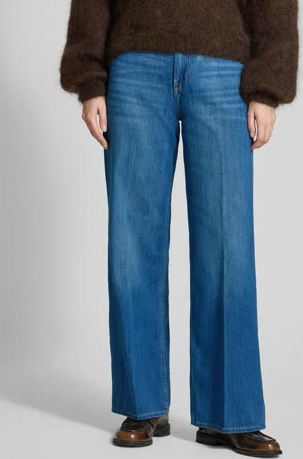S.Oliver RED LABEL Wide Leg High Rise Jeans van katoenmix model 'SURI' - Foto 6