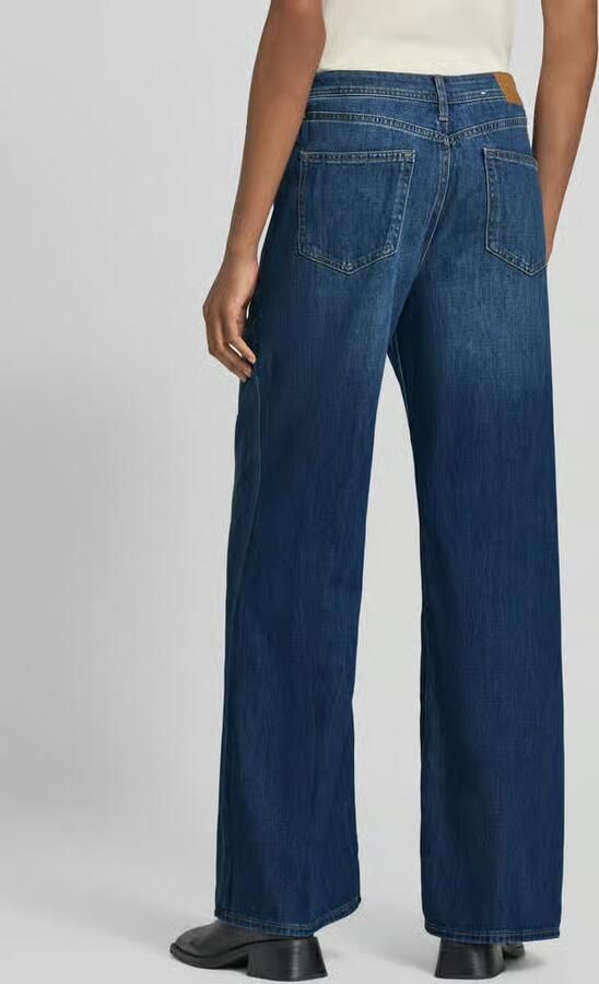 S.Oliver RED LABEL wide leg jeans van katoenmix model 'Suri' - Foto 2