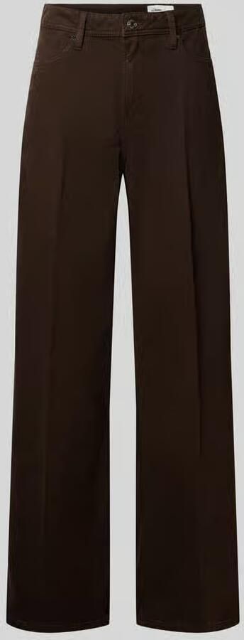 S.Oliver RED LABEL wide leg jeans van katoenmix model 'Suri' - Foto 2