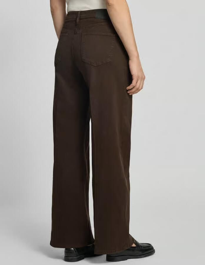 S.Oliver RED LABEL wide leg jeans van katoenmix model 'Suri' - Foto 4