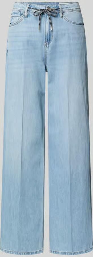 S.Oliver RED LABEL Wide leg jeans van Mix van katoen en lyocell Model 'SURI' - Foto 4