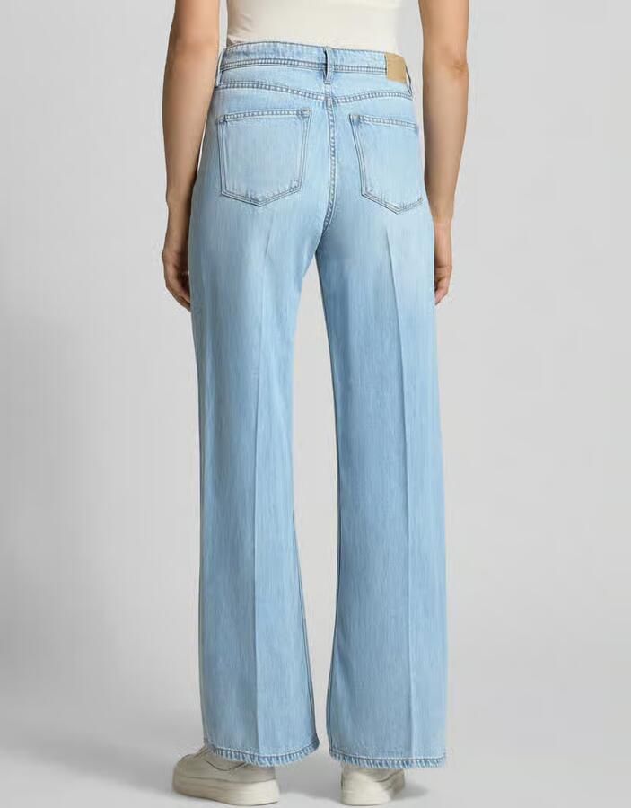 S.Oliver RED LABEL Wide leg jeans van Mix van katoen en lyocell Model 'SURI' - Foto 5