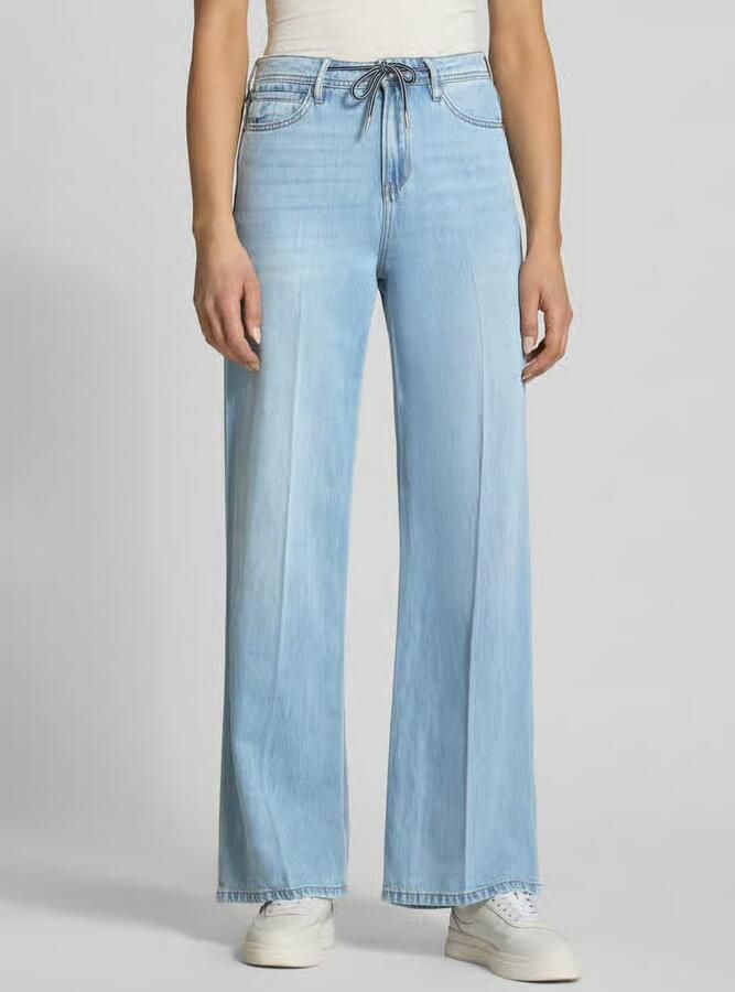 S.Oliver RED LABEL Wide leg jeans van Mix van katoen en lyocell Model 'SURI' - Foto 6