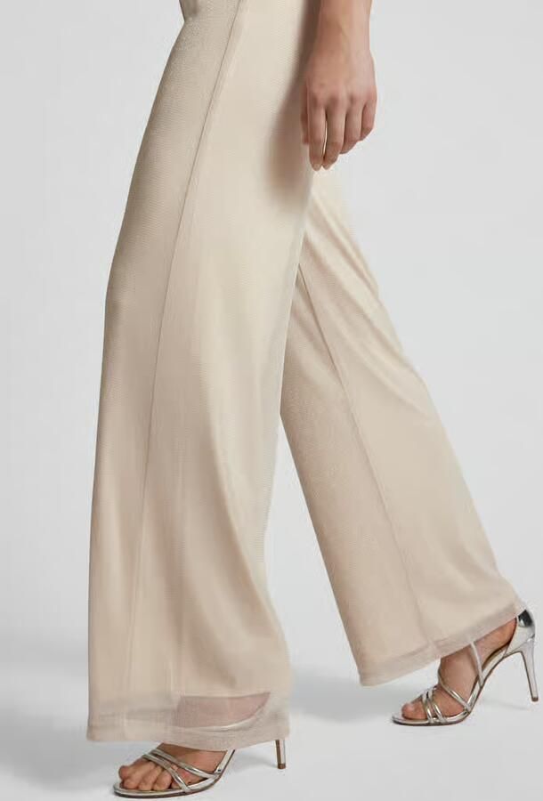 S.Oliver RED LABEL Wide leg stoffen broek met effectgaren
