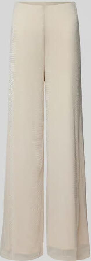 S.Oliver RED LABEL Wide leg stoffen broek met effectgaren - Foto 2
