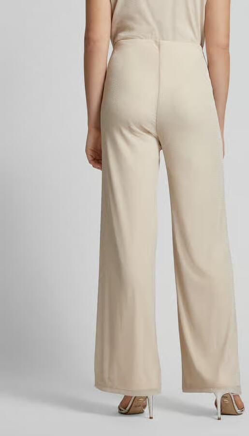S.Oliver RED LABEL Wide leg stoffen broek met effectgaren - Foto 3