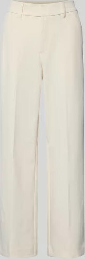 S.Oliver RED LABEL Wide leg stoffen broek met persplooien - Foto 4