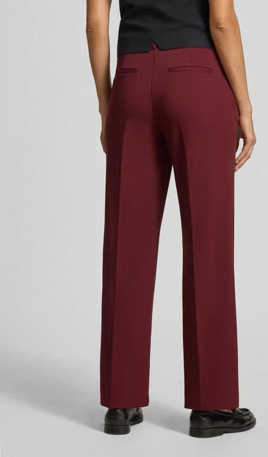 S.Oliver RED LABEL Wide leg stoffen broek met viscose - Foto 3