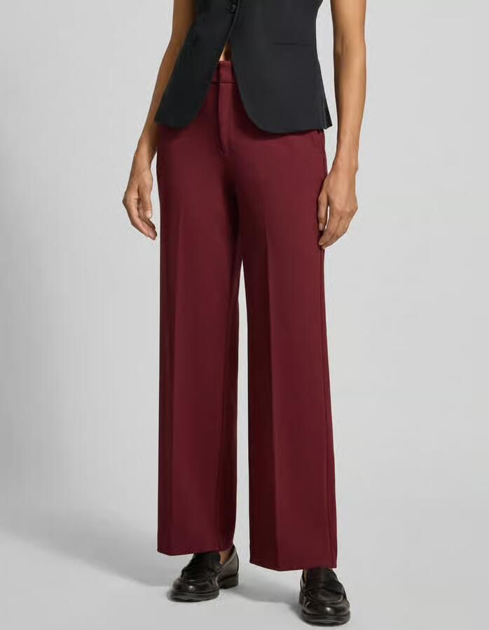 S.Oliver RED LABEL Wide leg stoffen broek met viscose - Foto 4