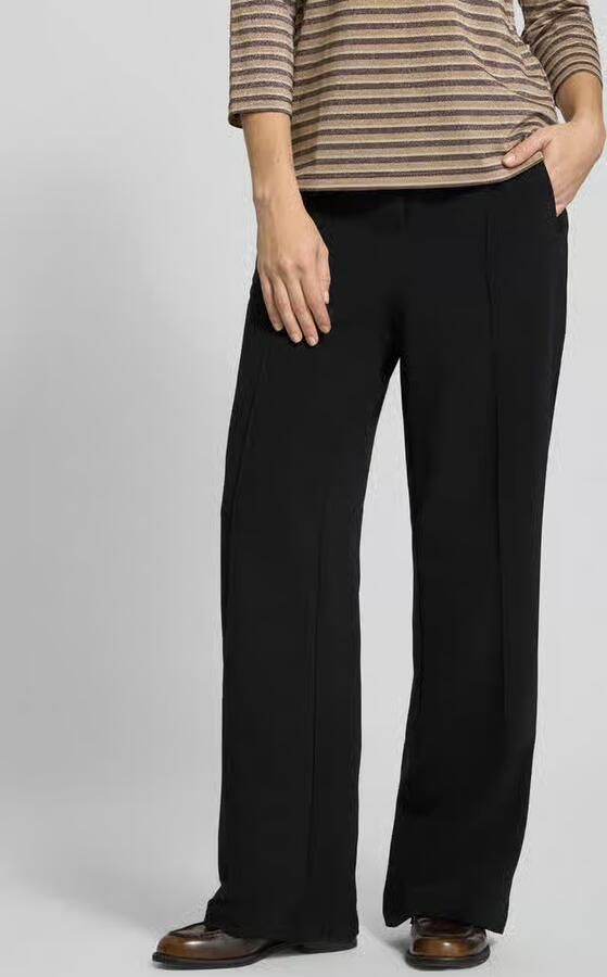 S.Oliver RED LABEL Wijde broek met vaste persplooi - Foto 2