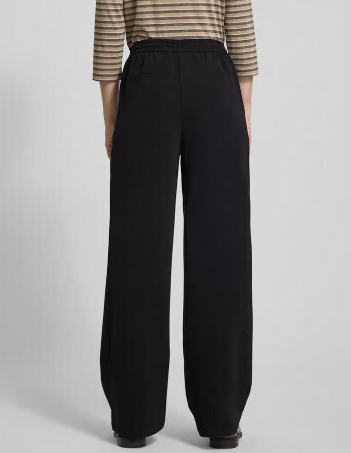 S.Oliver RED LABEL Wijde broek met vaste persplooi