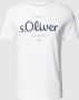 S.Oliver regular fit T-shirt met logo wit - Thumbnail 2