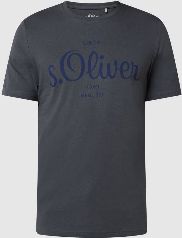 S.Oliver RED LABEL T-shirt van biologisch katoen
