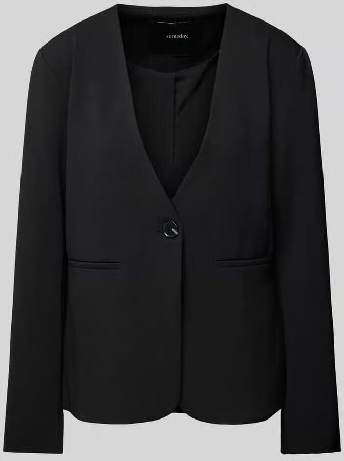 Someday. Blazer met strookzakken model 'Nebru' - Foto 2