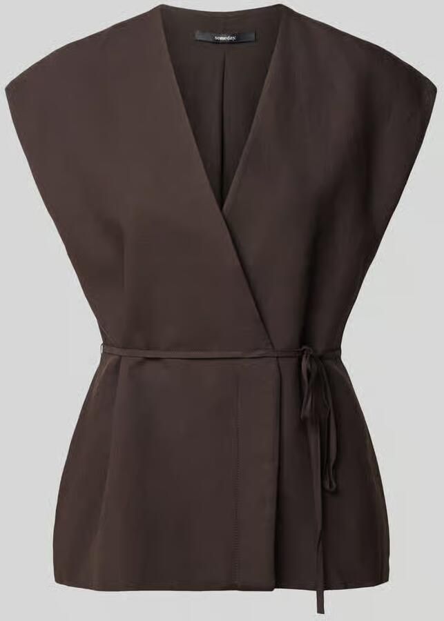 Someday. Bodywarmer met strikceintuur model 'Varyn' - Foto 2