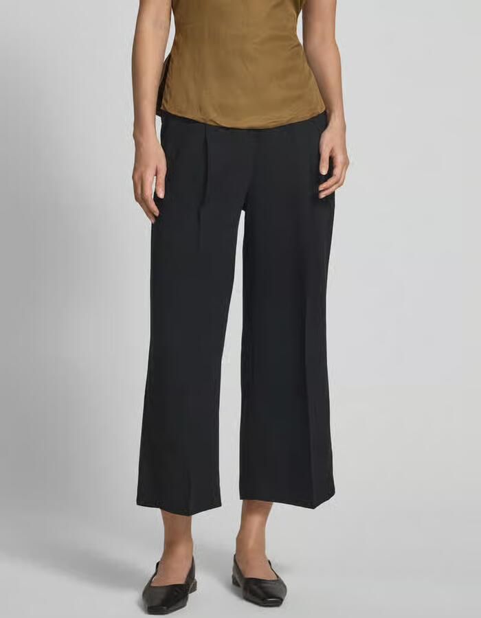 Someday. Bootcut fit stoffen broek van een mix van viscose en linnen model 'Celino' - Foto 2