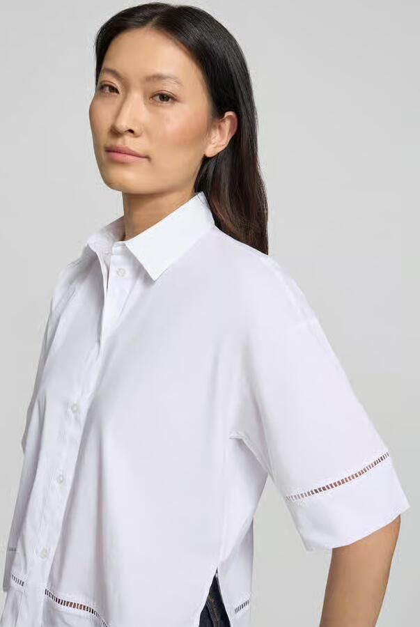 Someday. Boxy fit blouse met 1 2-mouwen model 'Zlana'
