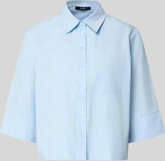 Someday. boxy fit blouse met borstzak model 'Zarba Bold' - Foto 2