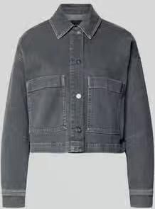 Someday. Boxy fit jeansjack met opgestikte zakken Model 'Niandra'