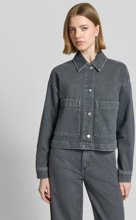 Someday. Boxy fit jeansjack met opgestikte zakken Model 'Niandra' - Foto 2