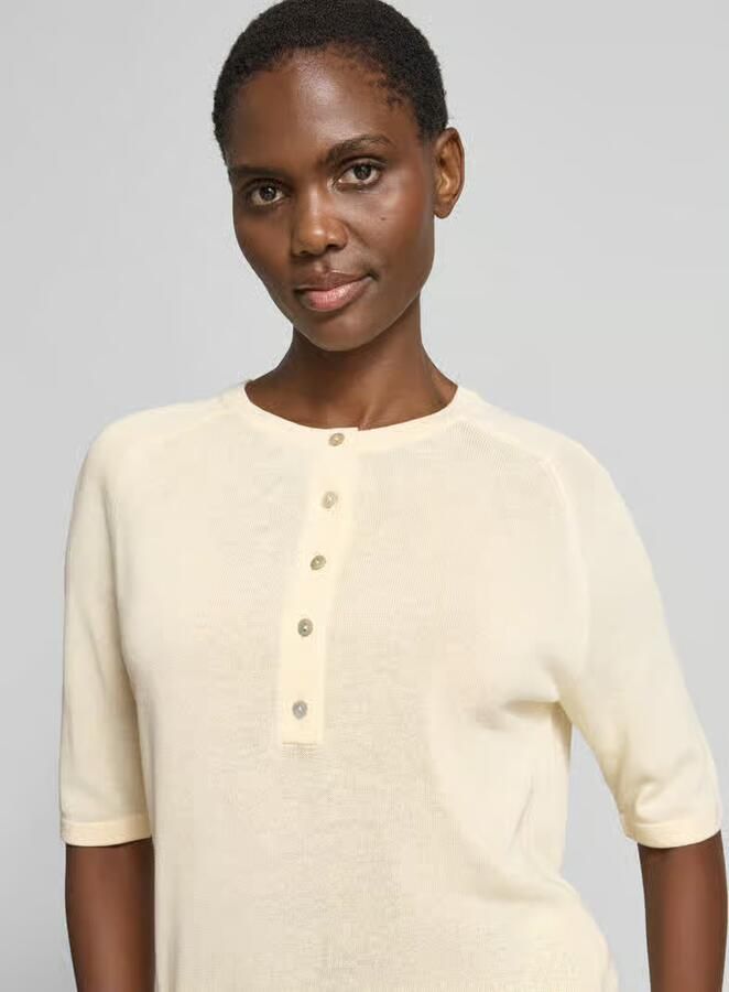 Someday. Breishirt met korte knoopsluiting model 'Turelia'
